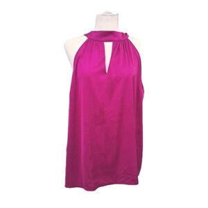 INC International Concepts Magenta Halter Top